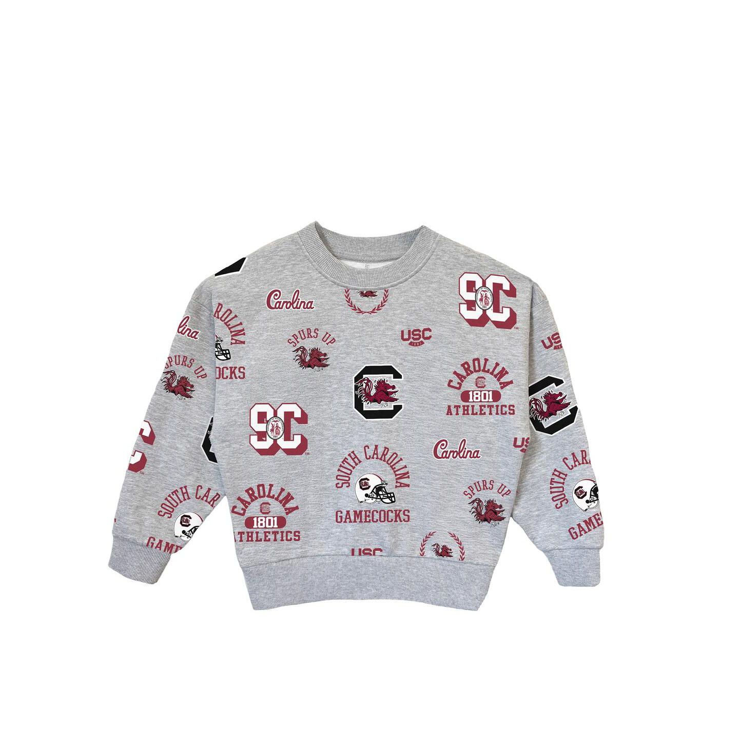 Толстовка Gameday Couture Gray South Carolina Gamecocks Always on Repeat Pullover для девочек — фото 2