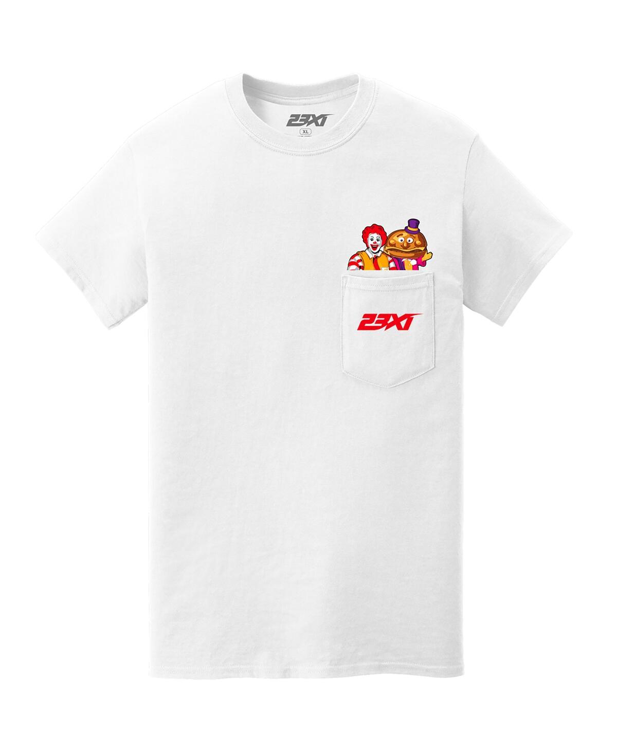 23xi Racing Men's White Mcdonaldland Pocket T-shirt In White