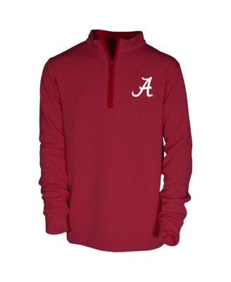 Garb - Big Boys and Girls Crimson Alabama Crimson Tide Sterling Long Sleeve Quarter-Zip Performance Top