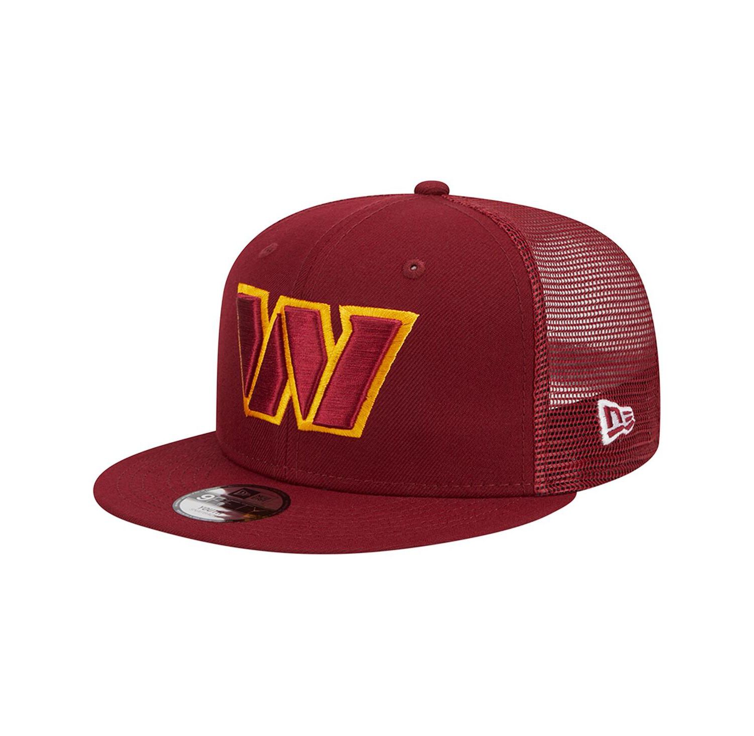 Big Boys and Girls Burgundy Washington Commanders Main Trucker 9FIFTY Snapback Hat