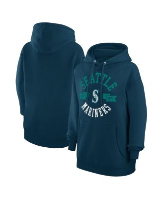 G-III 4Her by Carl Banks - Women's Navy Seattle Mariners City Graphic Pullover Hoodie