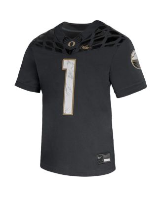 Toddler 1 Anthracite Oregon Ducks Shoe Duck Vapor Fusion Jersey