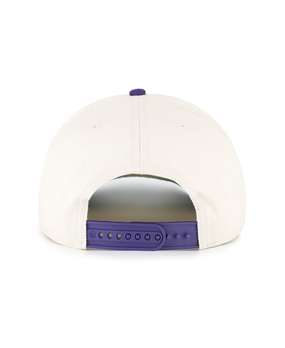 '47 Brand Men's Cream/Purple Sacramento Kings Pomona Two-Tone Rope Hitch Adjustable Hat