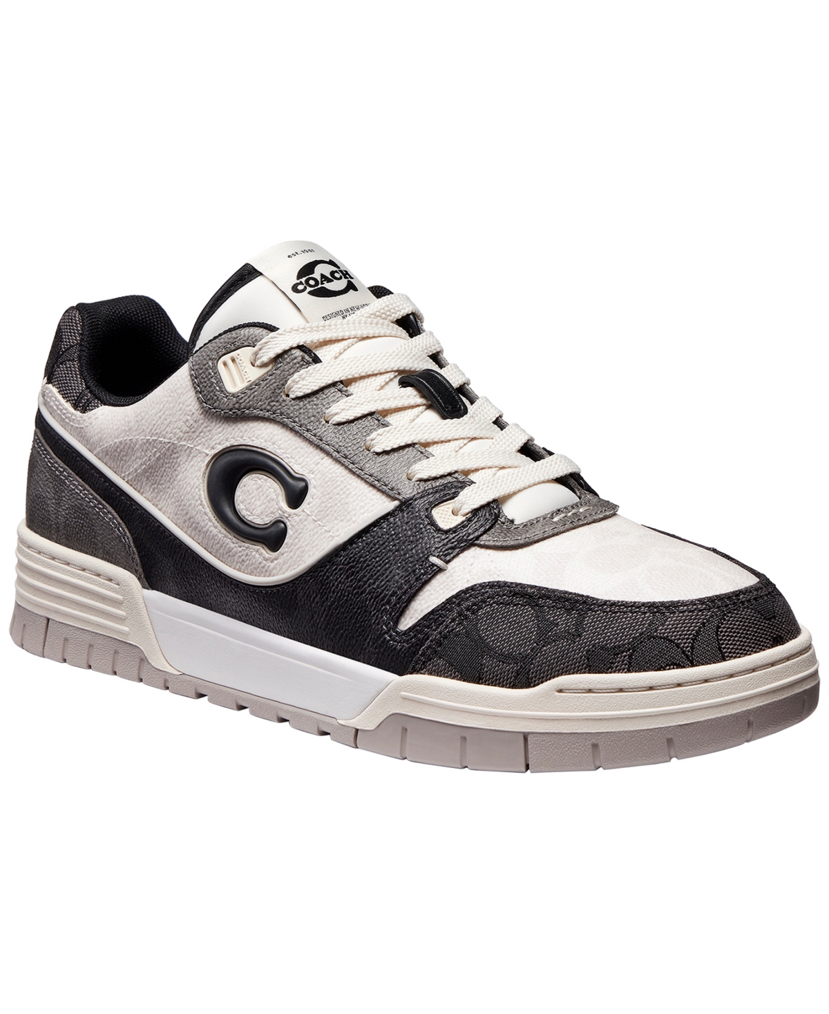 Coach Men's Soho Signature Round Toe Sneakers