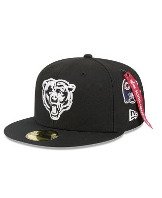 New Era - Men's x Alpha Industries Black Chicago Bears 59FIFTY Fitted Hat
