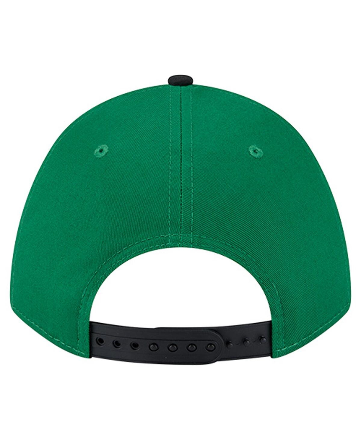 New Era Men's Kelly Green Philadelphia Eagles Throwback Arch Coolera 9forty A-frame Adjustable Hat In Green