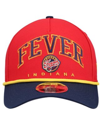 Men's Red Indiana Fever Bold Arch COOLERA 9FORTY A-Frame M-Crown Adjustable Hat