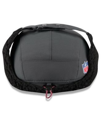 Men's Charcoal Washington Commanders 2025 Sideline Cold Weather Runner Dog Ear Adjustable Hat