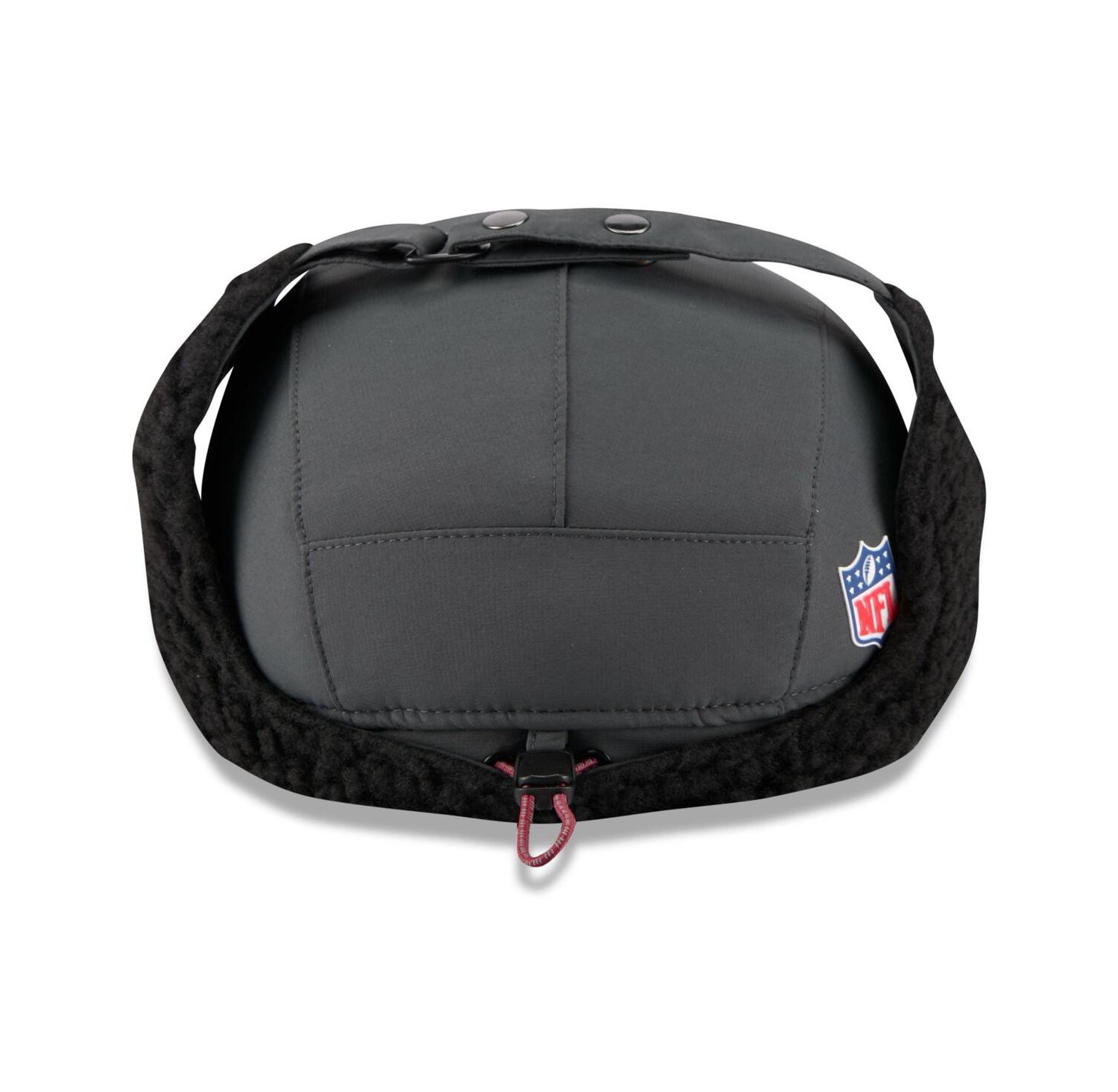 Men's Charcoal Washington Commanders 2025 Sideline Cold Weather Runner Dog Ear Adjustable Hat