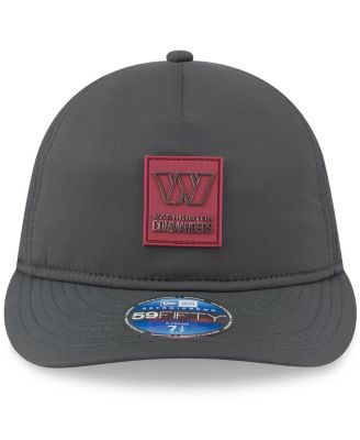 Men's Charcoal Washington Commanders 2025 Sideline Cold Weather Retro Crown 59FIFTY Fitted Hat