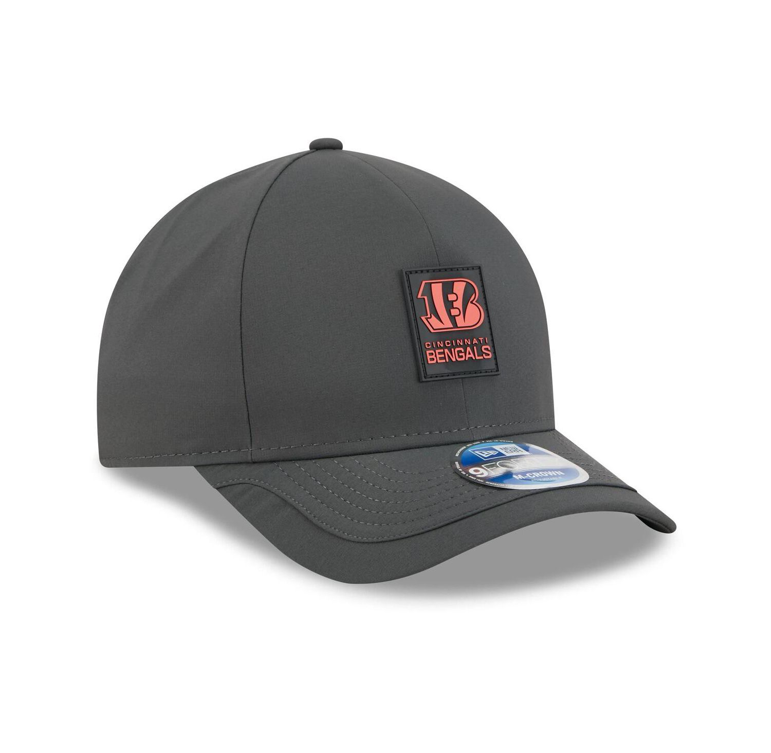 Men's Charcoal Cincinnati Bengals 2025 Sideline Cold Weather 9FORTY M-Crown Adjustable Hat