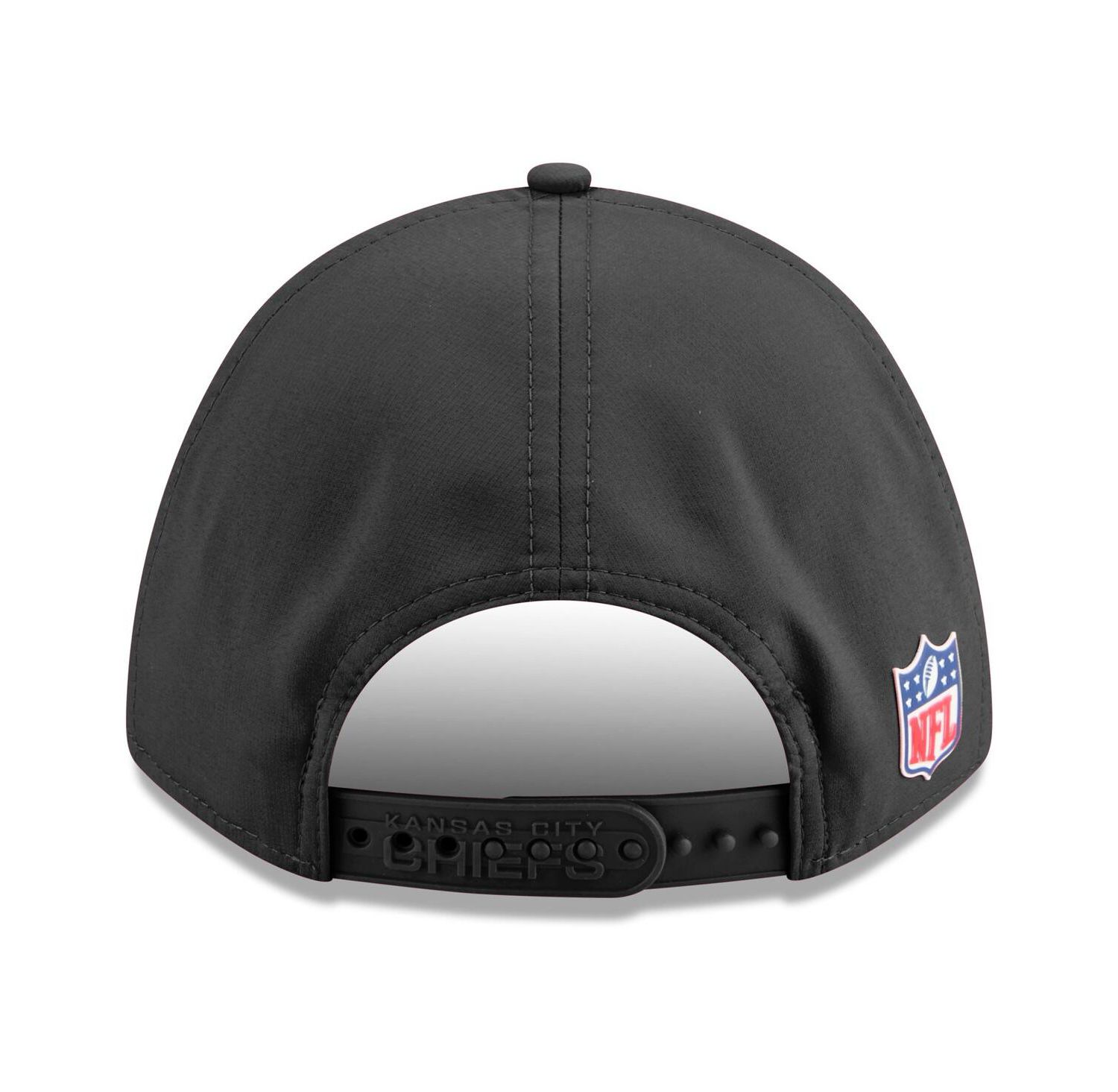 Men's Charcoal Kansas City Chiefs 2025 Sideline Cold Weather 9FORTY M-Crown Adjustable Hat