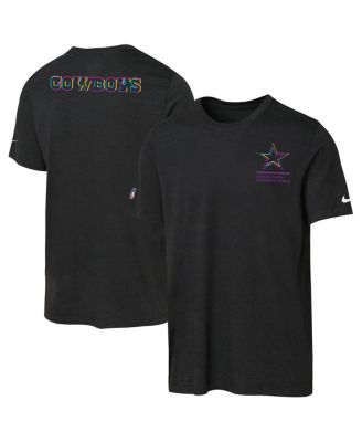 Nike - Big Boys and Girls Black Dallas Cowboys 2025 NFL Crucial Catch Tri-Blend Dri-FIT T-Shirt