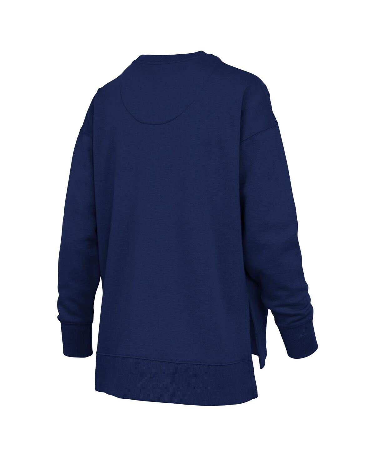 Pressbox Women's Royal Air Force Falcons Bonanza Chenille Harper Script Sweatshirt In Blue