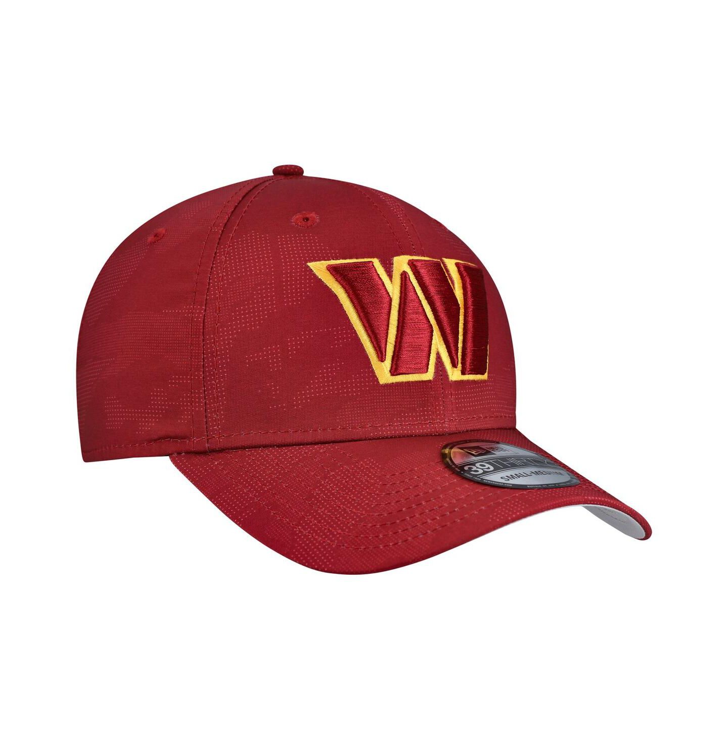 Мужской головной убор New Era Burgundy Washington Commanders Tonal Camo 39THIRTY Stretch Fit Hat — фото 3