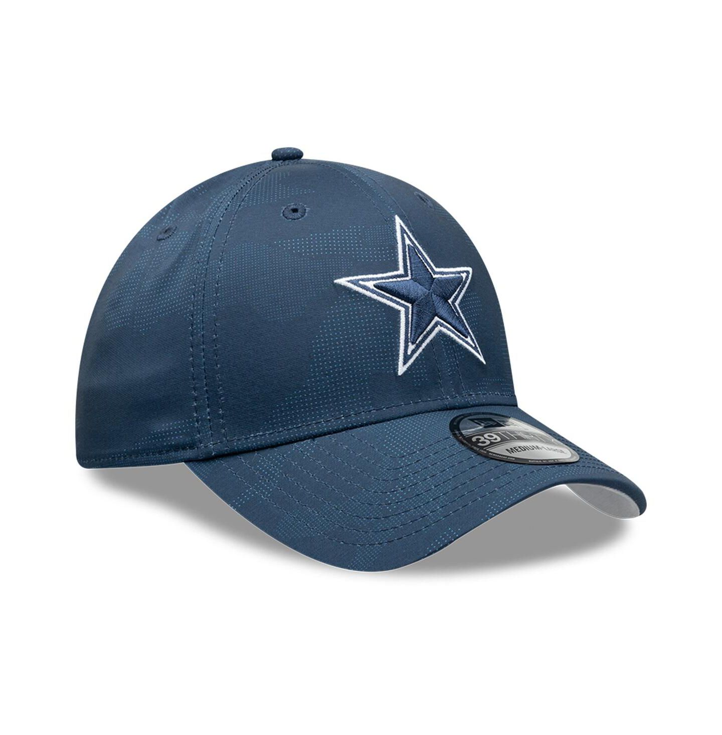 Мужская кепка New Era Navy Dallas Cowboys Tonal Camo 39THIRTY Flex Hat — фото 4