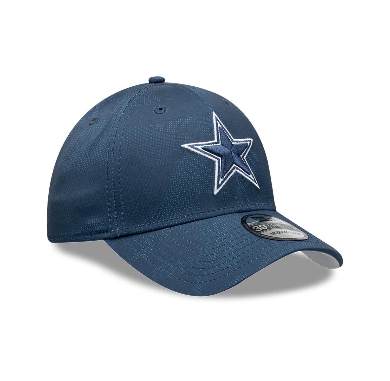 Men's Navy Dallas Cowboys Tonal Camo 39THIRTY Flex Hat