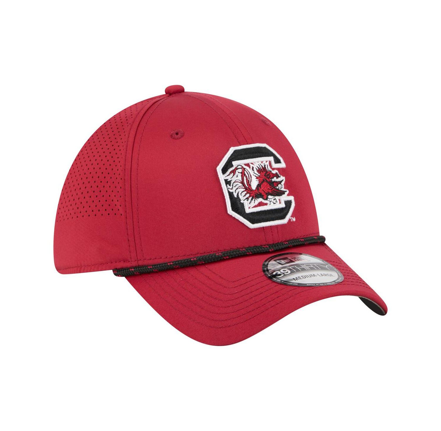 Men's Garnet South Carolina Gamecocks Rope 39THIRTY Flex Hat