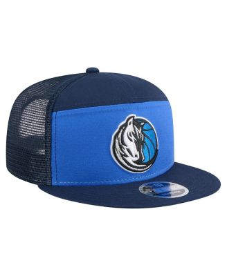Men's Blue/Navy Dallas Mavericks Outdoor Split Panel 9FIFTY Snapback Hat