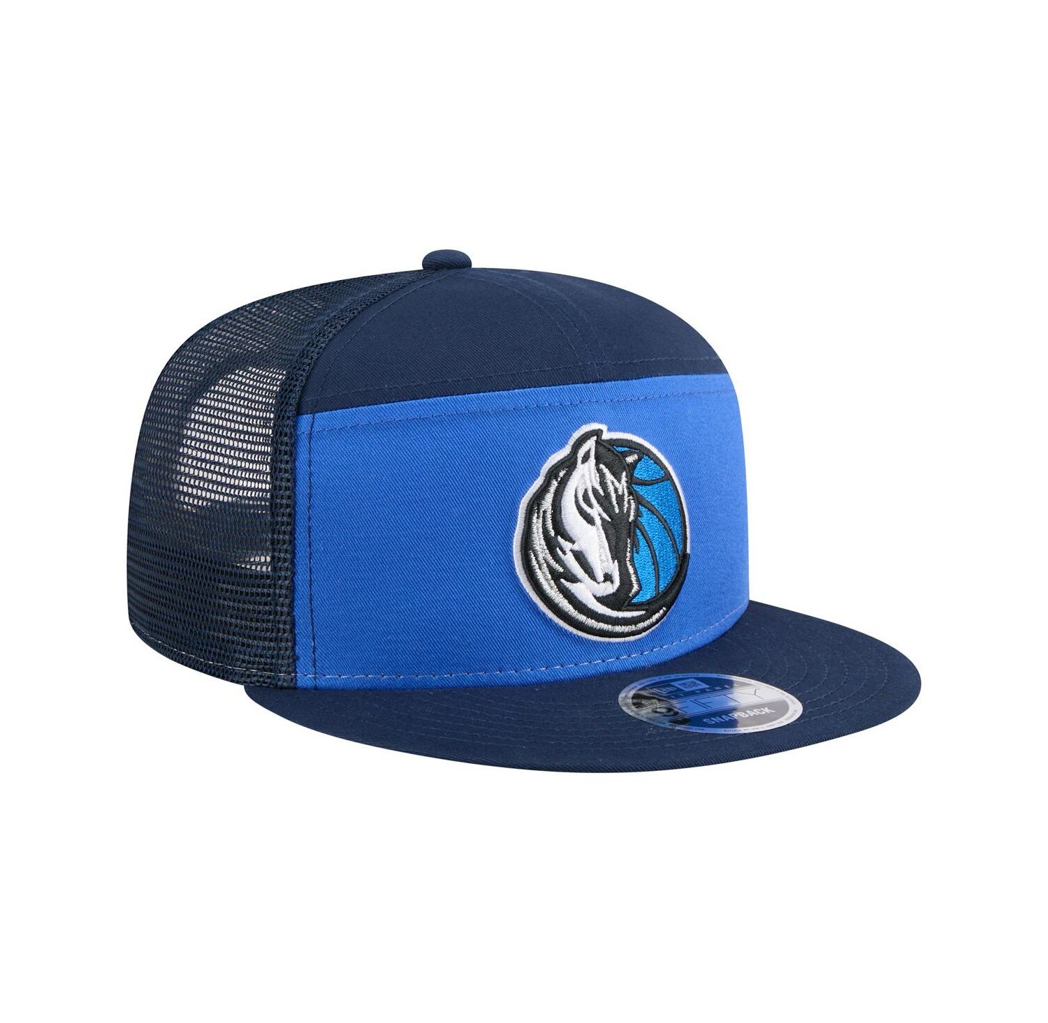 Men's Blue/Navy Dallas Mavericks Outdoor Split Panel 9FIFTY Snapback Hat