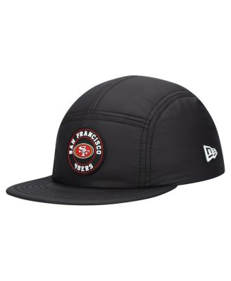 New Era - Men's Black San Francisco 49ers Quilted Camper Adjustable Hat