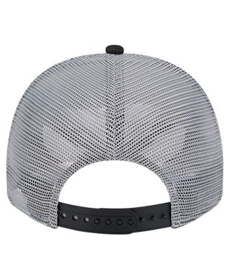 Men's and Women's White/Gray Las Vegas Aces Banner Foam Front 9FIFTY A-Frame Adjustable Trucker Hat