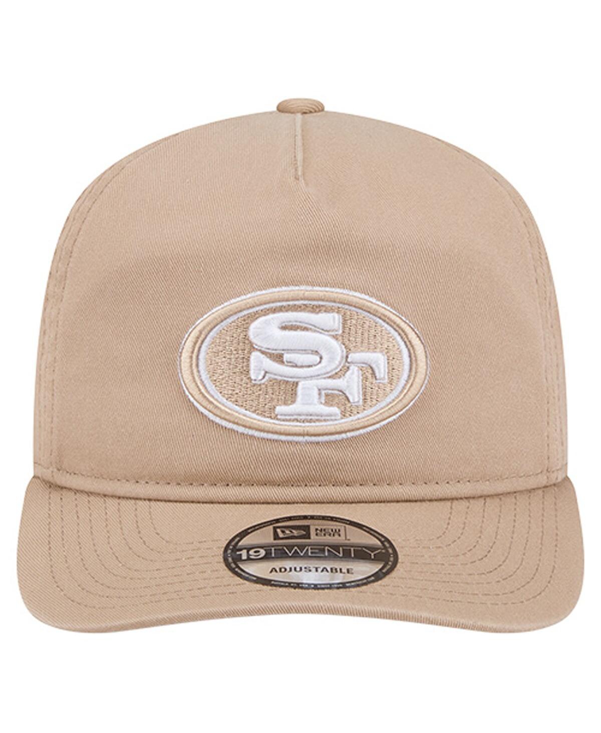 New Era Men's Tan San Francisco 49ers 19twenty Adjustable Hat In Neutral