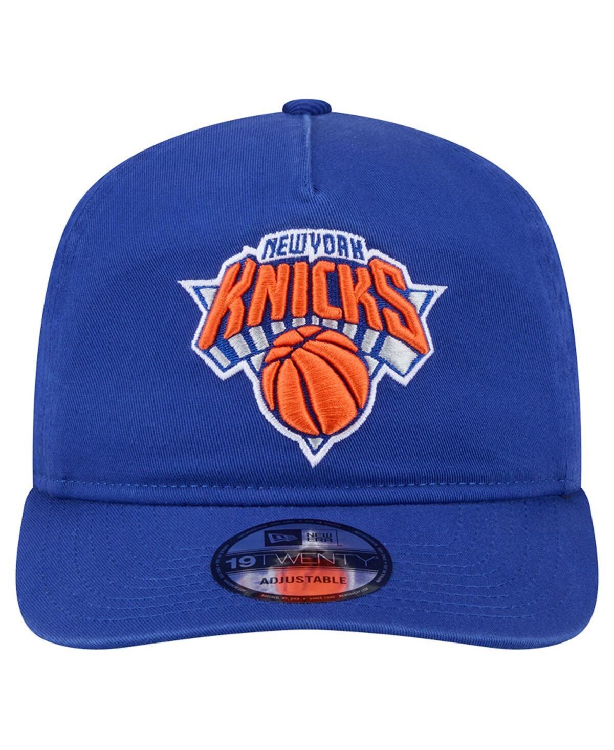 New Era Men's Royal New York Knicks Cotton 19TWENTY Adjustable Hat