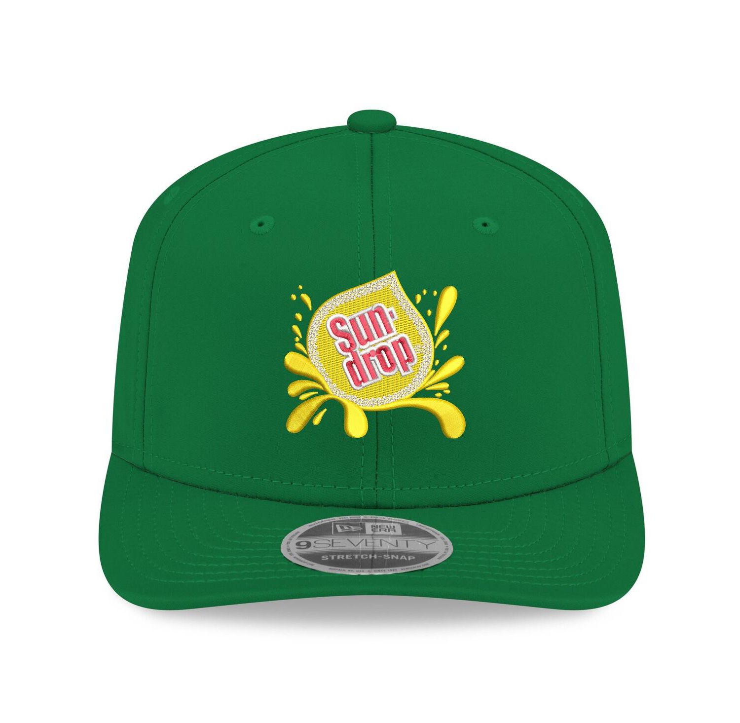 Men's Green Dale Earnhardt Jr. Sun Drop 9SEVENTY Stretch-Snap Hat