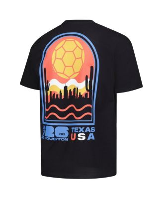 Men's Black 2026 FIFA World Cup Houston Host City Local Oversized T-Shirt