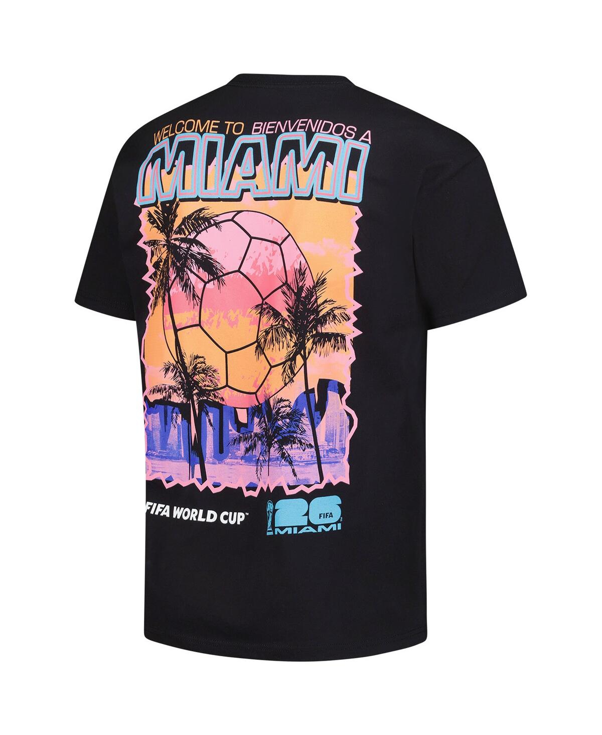 Outerstuff Men's Black 2026 Fifa World Cup Miami Host City Local Oversized T-Shirt