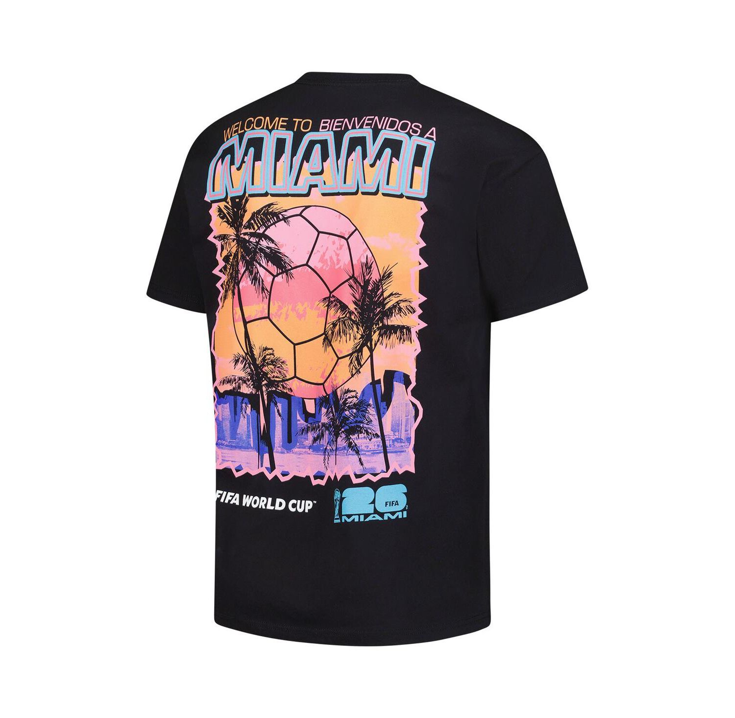 Men's Black 2026 FIFA World Cup Miami Host City Local Oversized T-Shirt