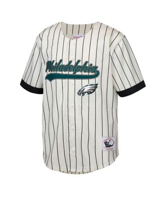 Big Boys and Girls Brian Dawkins Cream Philadelphia Eagles Retired Player Name Number Baseball Jersey