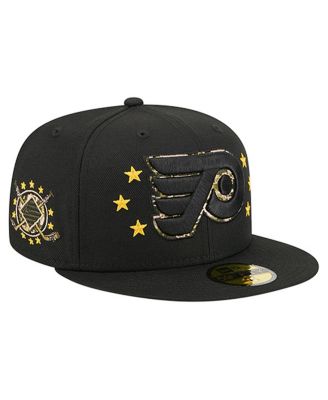 New Era - Men's Black Philadelphia Flyers Military Appreciation Digital Camo Stars 59FIFTY Fitted Hat