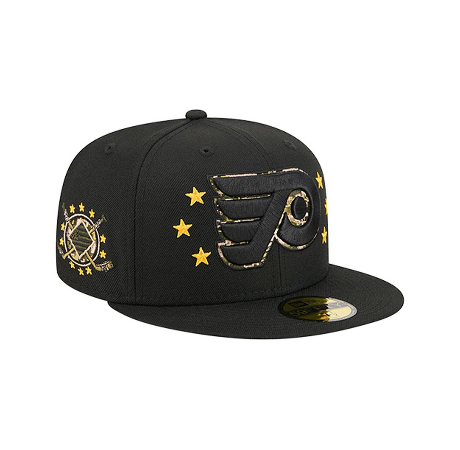 Men's Black Philadelphia Flyers Military Appreciation Digital Camo Stars 59FIFTY Fitted Hat