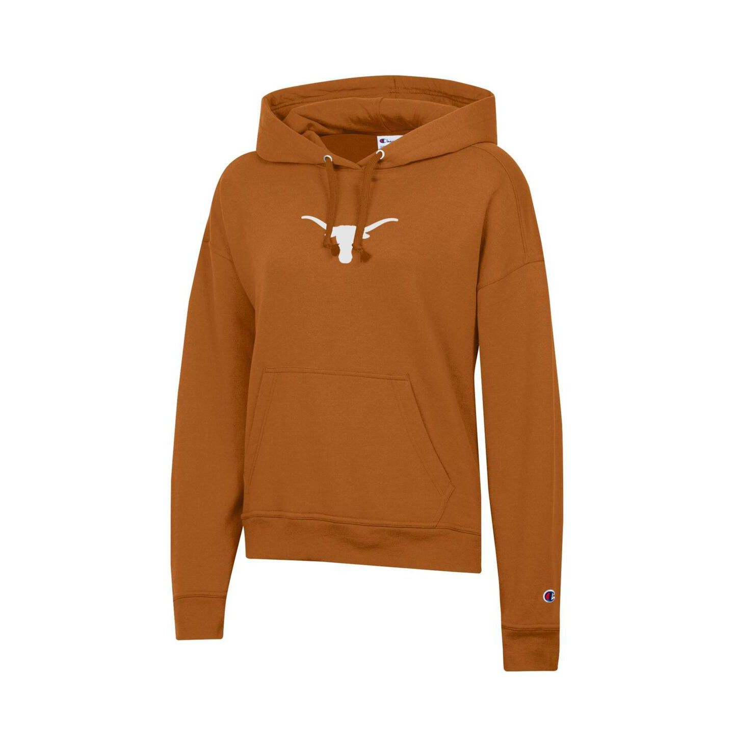Женское худи Champion Texas Orange Texas Longhorns Powerblend Fleece — фото 2
