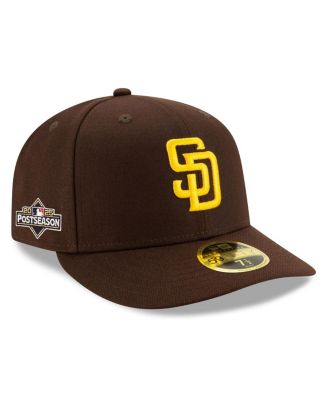 New Era - Men's Brown San Diego Padres 2025 MLB Postseason Side Patch Low Profile 59FIFTY Fitted Hat
