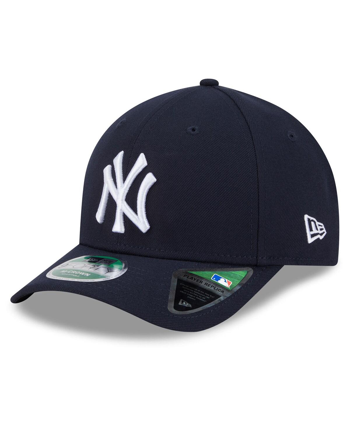 New Era Men's Navy New York Yankees 2025 Mlb Postseason Side Patch 9forty Adjustable Hat In Blue