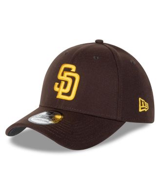 Men's Brown San Diego Padres 2025 MLB Postseason Side Patch 39THIRTY Flex Hat