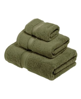 Solid Quick Drying Egyptian Cotton 3-Piece Bath Towel Set