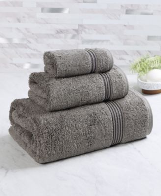 Solid Quick Drying Egyptian Cotton 3-Piece Bath Towel Set