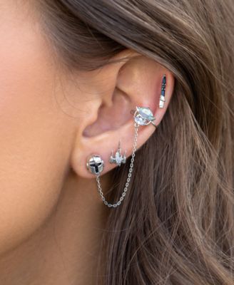 Crystal Star Wars This Is The Way Earring Set