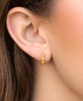 Dolce Vita Rose Gold Plated Hoops