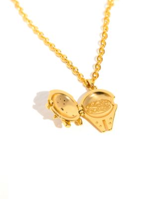 Star Wars Millennium Falcon Locket Gold Plated Necklace