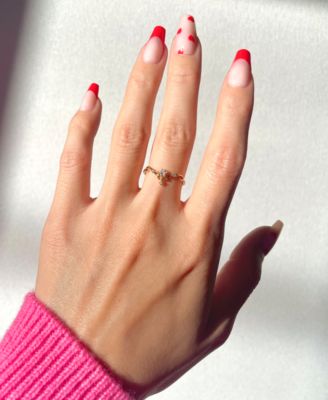 Crystal Gold Plated Wish Granted Rings