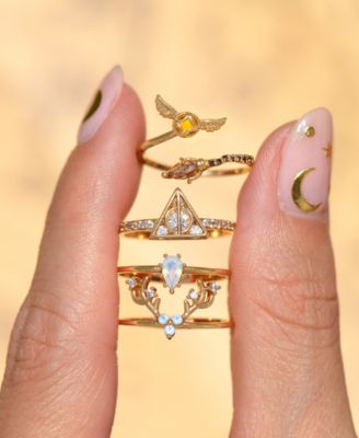 Harry Potter Deathly Hallows Crystal Ring