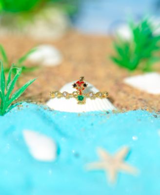 Disney Princess Moana Hei Crystal Gold Plated Rings