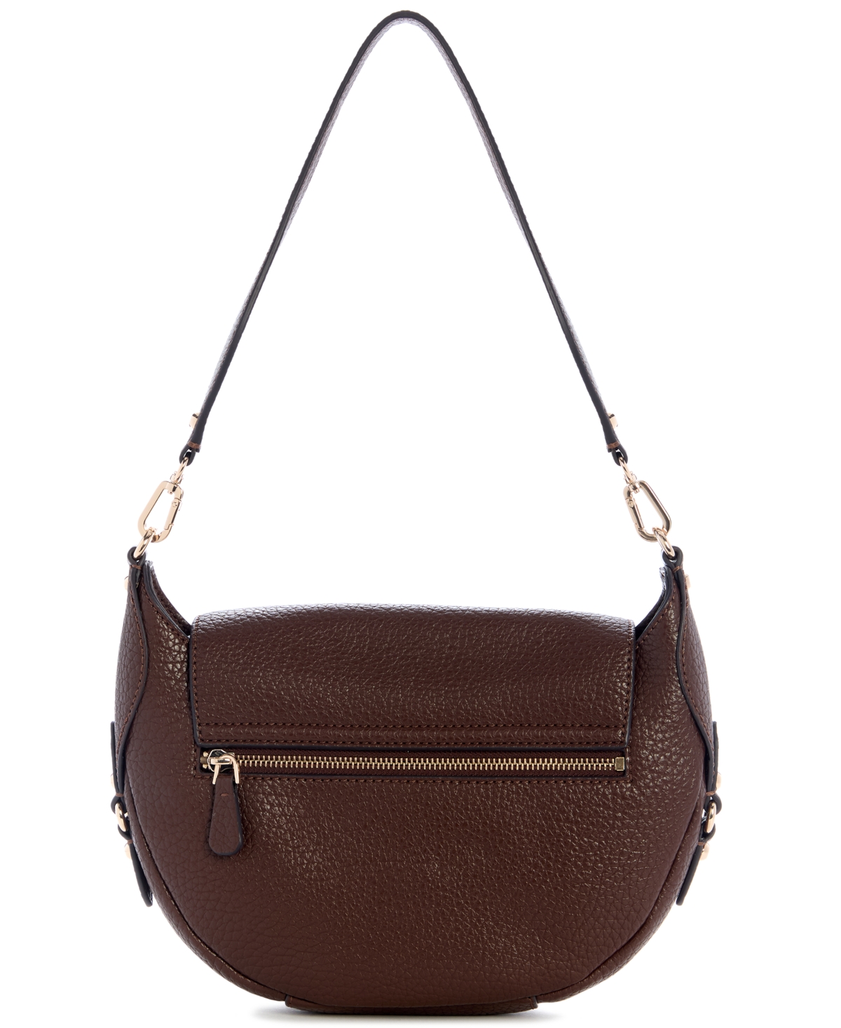 Guess Marsha Flap Small Shoulder Bag In Brown