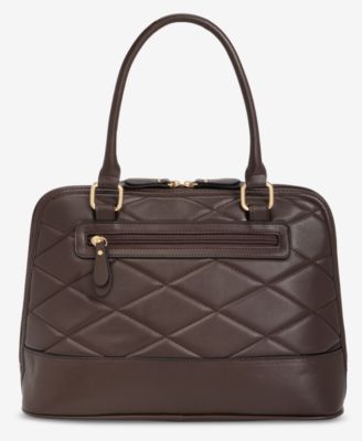 Medium Quilted Dome Satchel, Exclusively at Macy's 