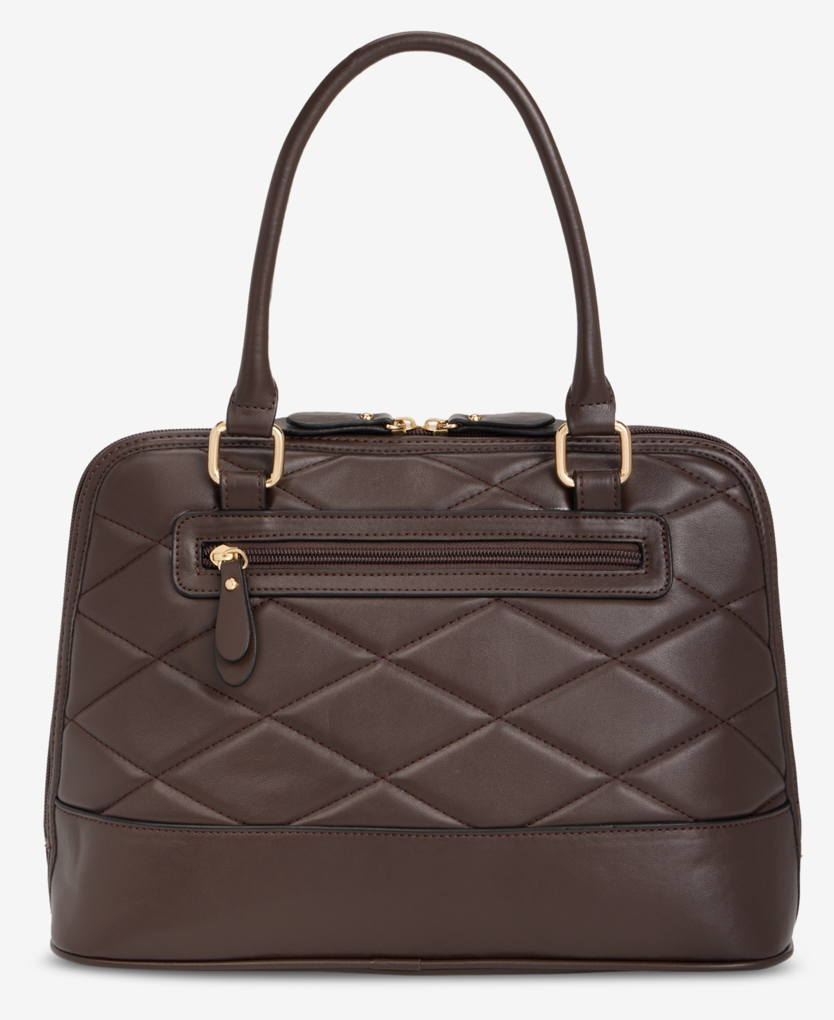 Giani Bernini Medium Quilted Dome Satchel, Exclusively At Macy's In Brown